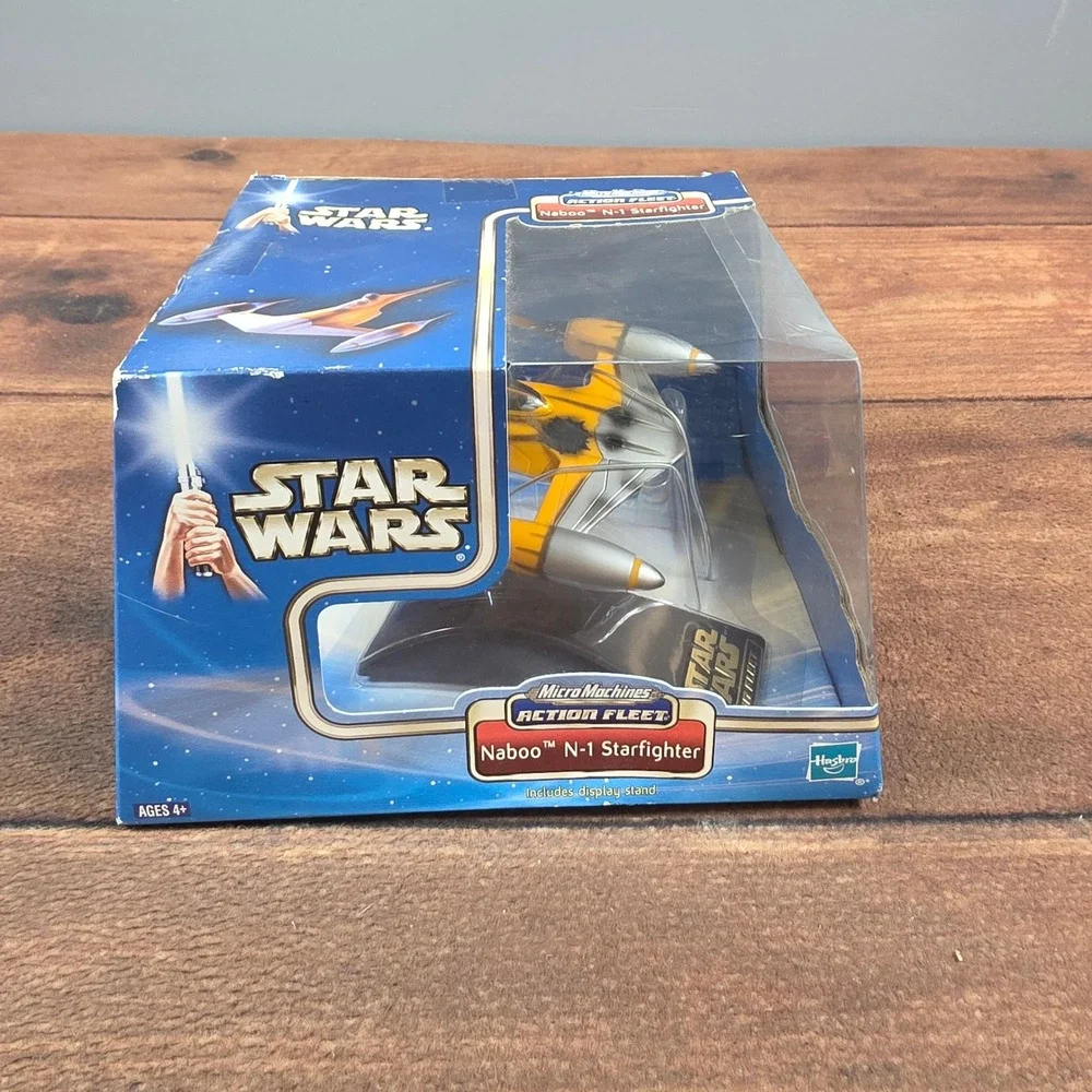 Hasbro Star Wars Naboo N-1 Starfighter Kids OS Yellow Good Action Fleet Toy